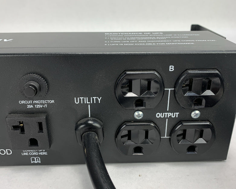 Vertiv MP2-120C Liebert Micro POD AC Power System -  2U 19in Rack-mounted