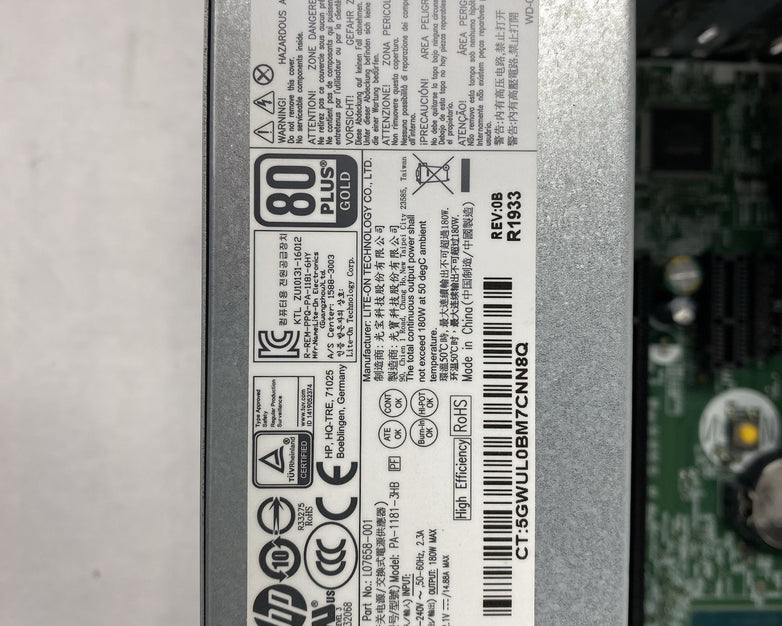 HP ProDesk 400 G6 SFF Intel Core i5-9500 3GHz 8GB RAM No HDD No OS