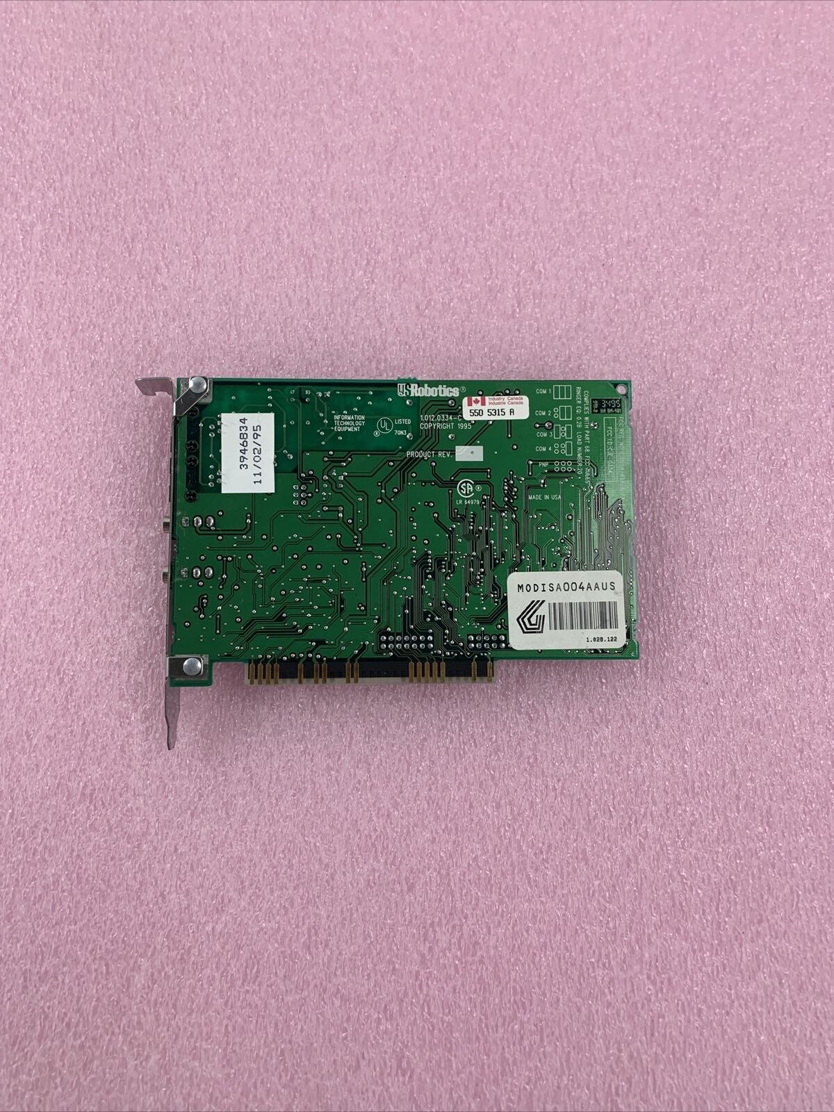 USRobotics Telepath 14.4 ISA Modem Card MODISA004AAUS 6000098 Gateway 2000