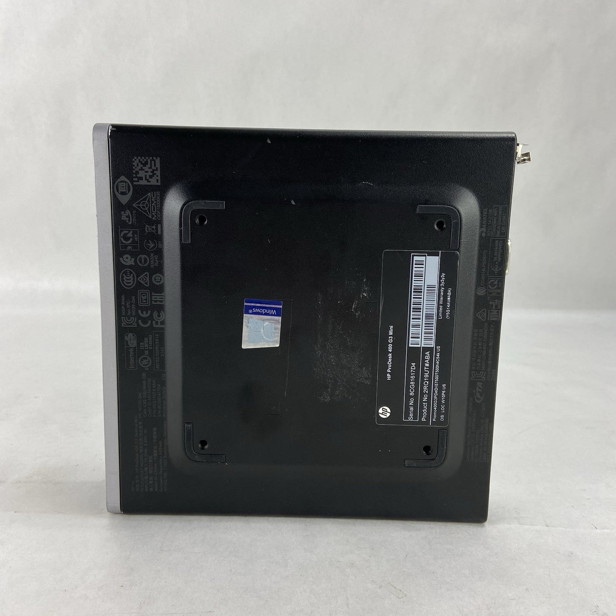 HP ProDesk 400 G3 Micro Intel Core i5-7500T 2.7GHz 8GB RAM No AC/HDD/OS2