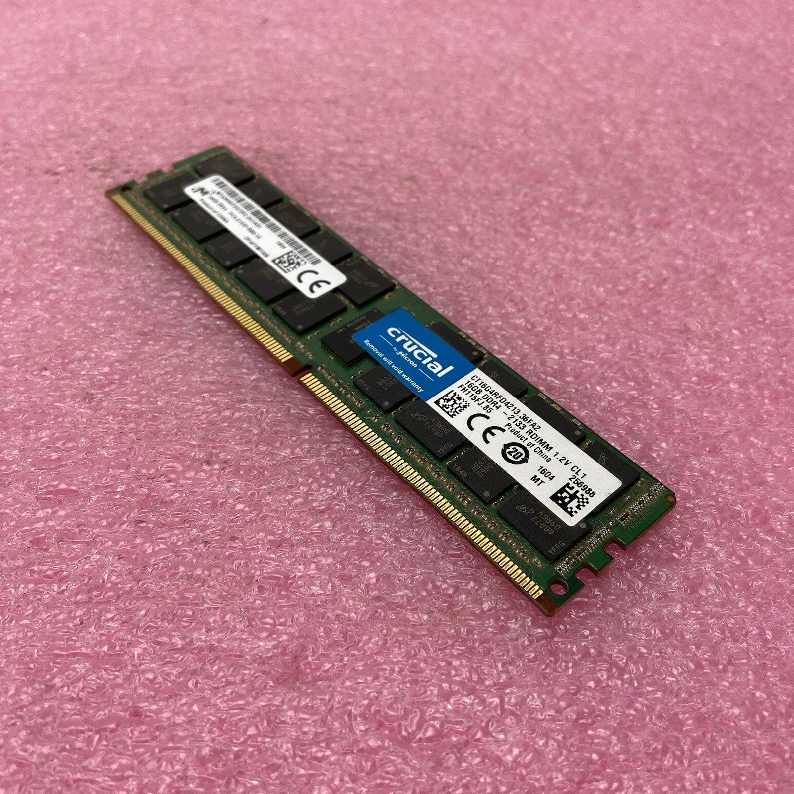 Crucial Micron 16GB 2Rx4 PC4-2133P MTA36ASF2G72PZ-2G1A2II RAM Memory0