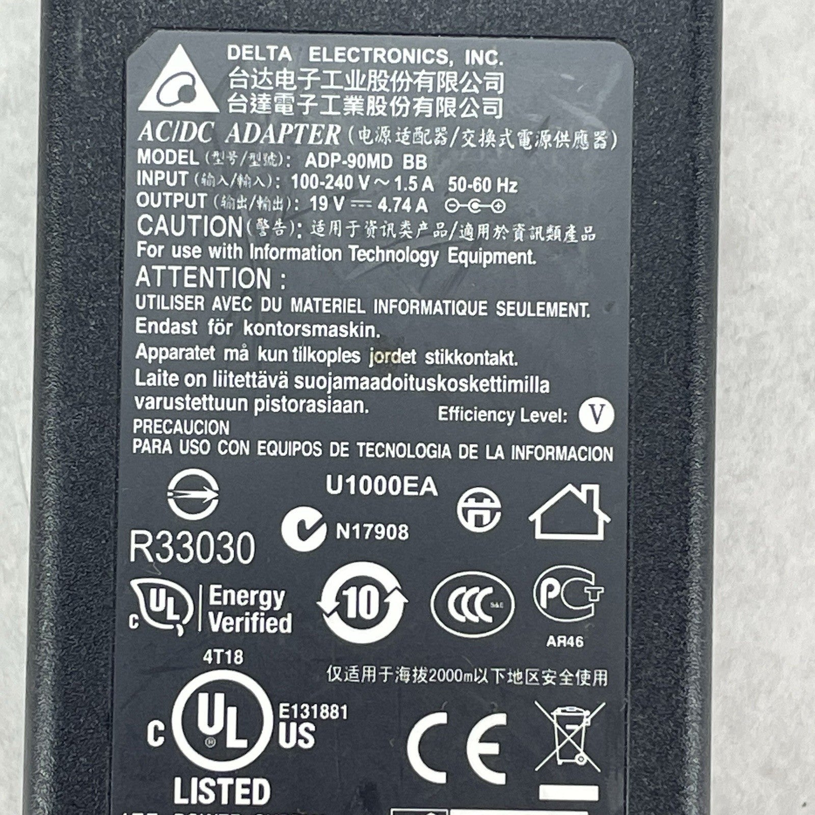 Delta Electronics ADP-90MD BB Power Adapter 90W 19V 4.74A Lot of 65