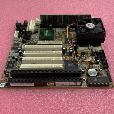 Azza PT-5SMT Motherboard AMD K6-2 450MHz 32MB RAM No Shield