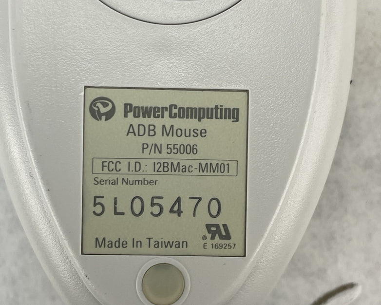 Power Computing Wired ADB Mouse - Untested