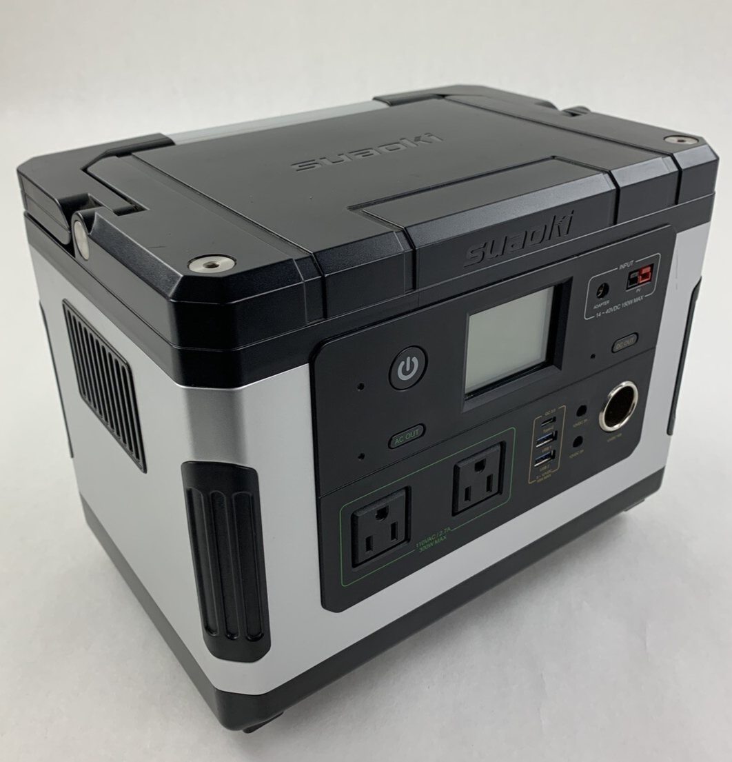 Suaki G500 Portable Power Station 500Wh 110V-60 50Hz 300W Powers and Charges