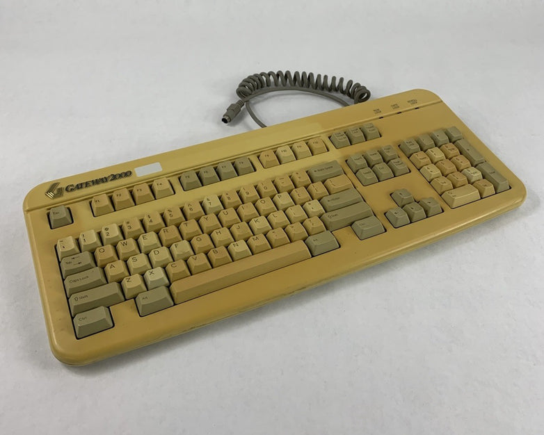 Gateway 2000 2189013-00-002 PS/2-Wired Mechanical Keyboard - Severe Yellowing