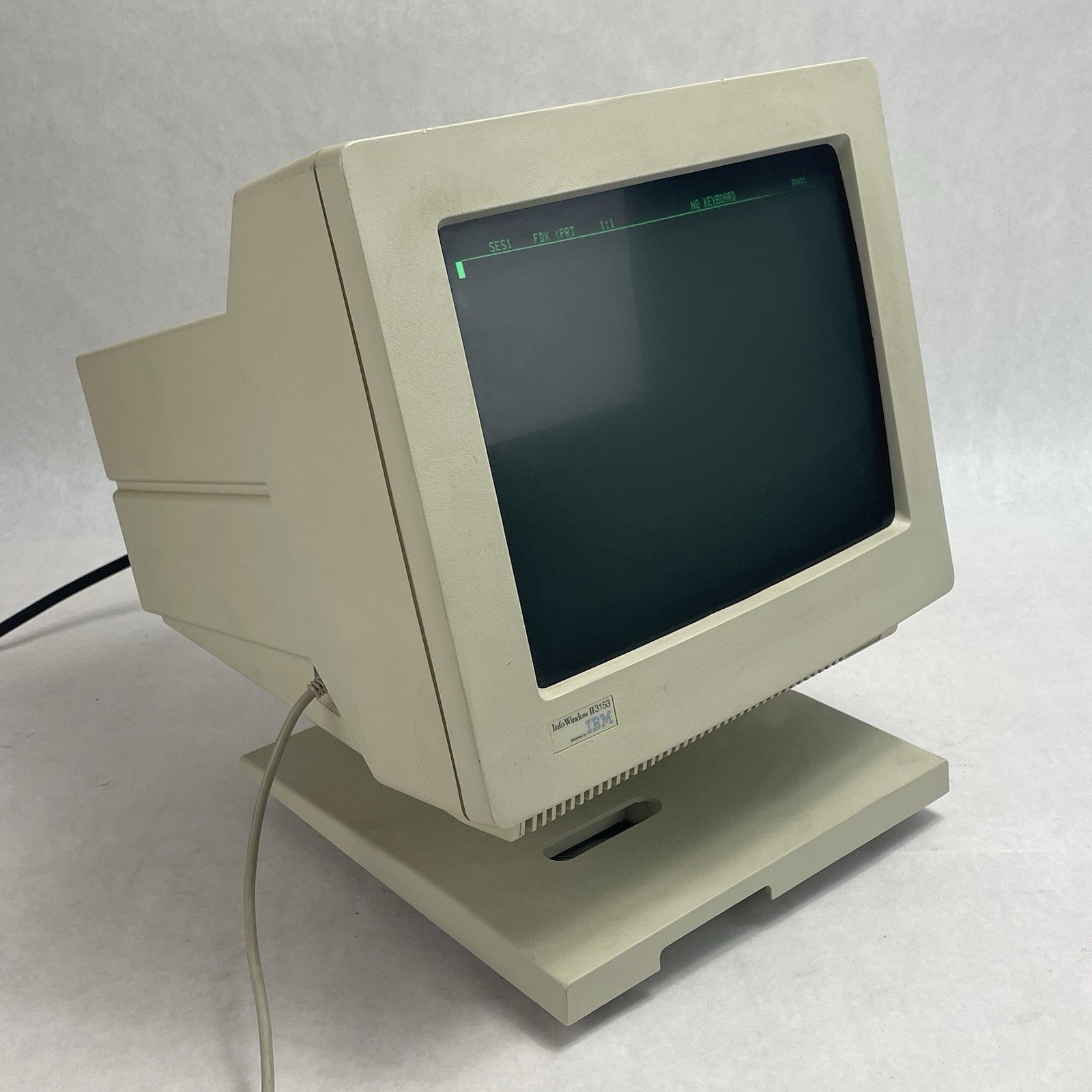 IBM Info Window II 3153 CRT Terminal Power Tested0
