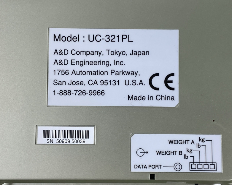 A&D Medical UC-321PL Precision Personal Health Scale Power Tested