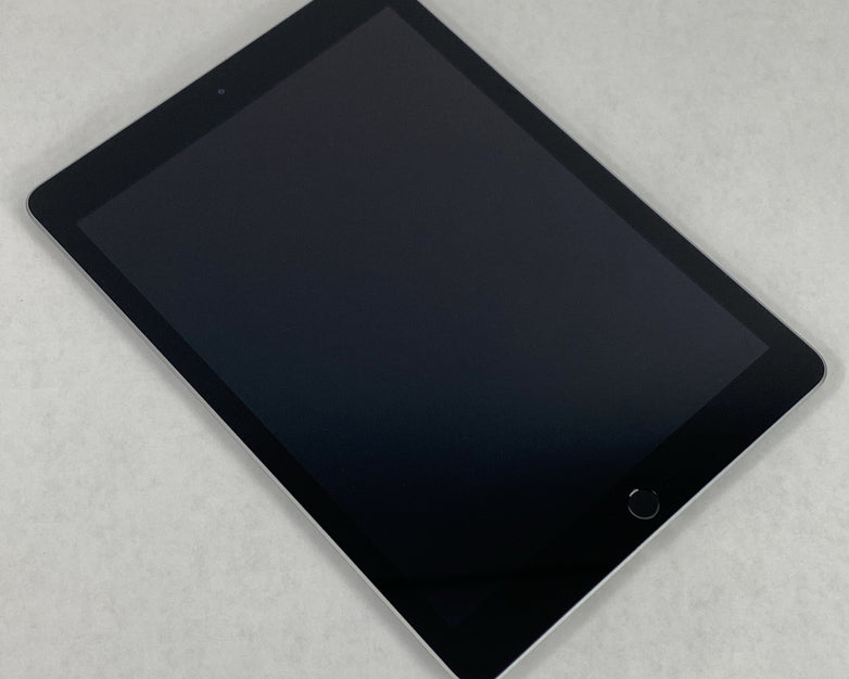 Apple iPad 6th Gen A1893 128GB 9.7" Wi-Fi Space Gray IOS 17.7.10 Read