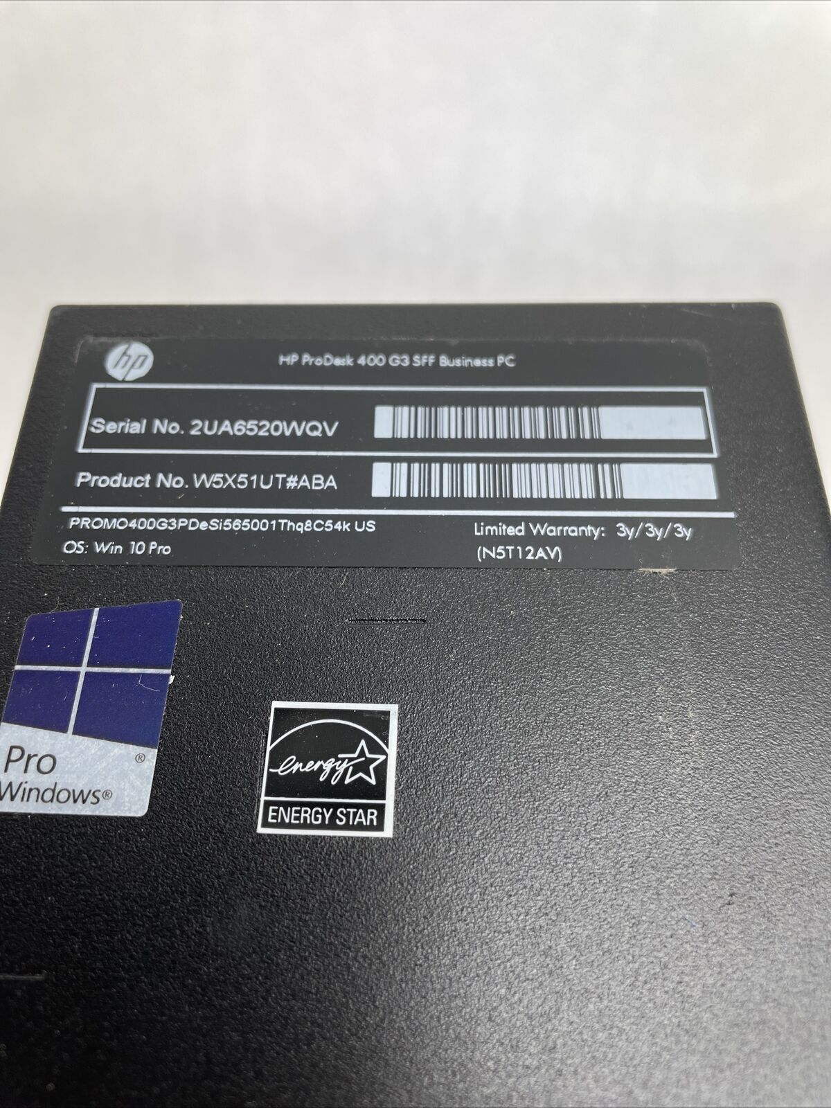 HP ProDesk 400 G3 SFF Intel Core i5-6500 3.2GHz 8GB RAM No HDD No OS