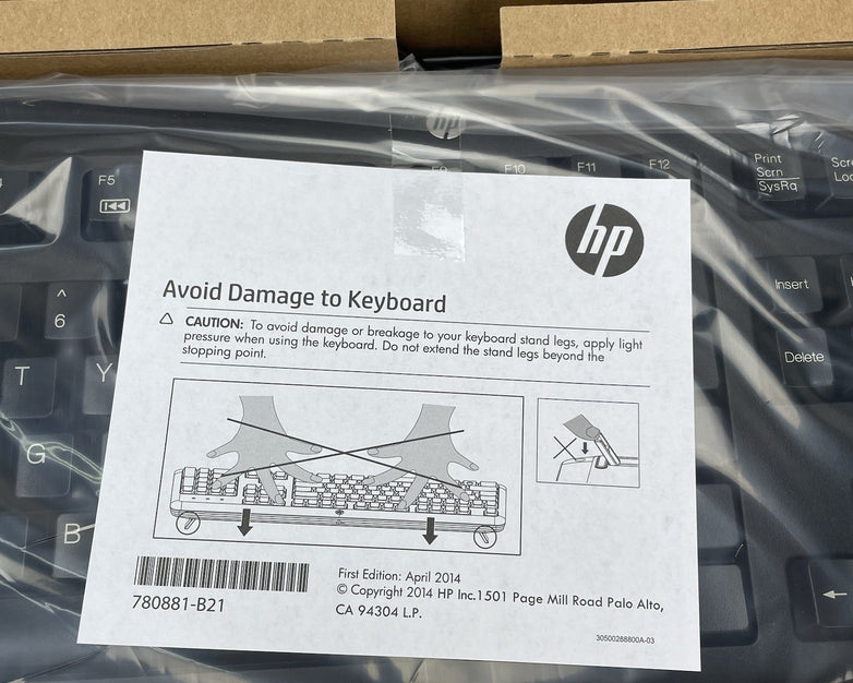 HP KB57211 Desktop USB Black 724720-001 672647-003 In Box Lot of 10