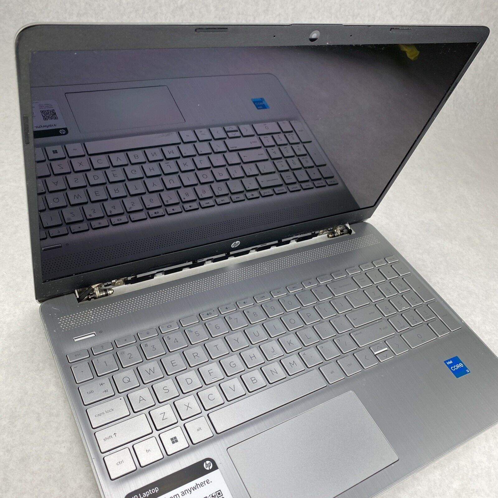HP Laptop 15-dy2046nr 15.6" Intel Core i3-1115G4 3.0GHz 8GB RAM No AC HDD OS
