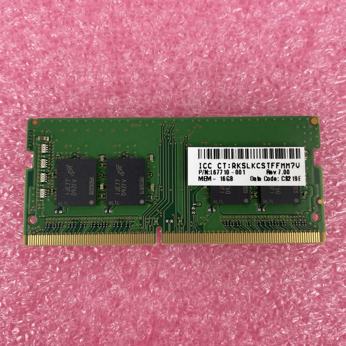 Micron 16GB DDR4 3200MHz SODIMM Laptop RAM MTA8ATF2G64HZ-3G2E32