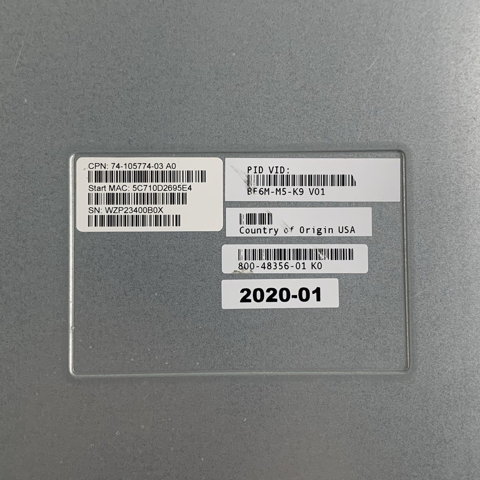 Cisco BE6000M UCSC-C220-M5SX Server 1x Silver 4114 2.2 GHz 32GB Ram No OS No HDD5