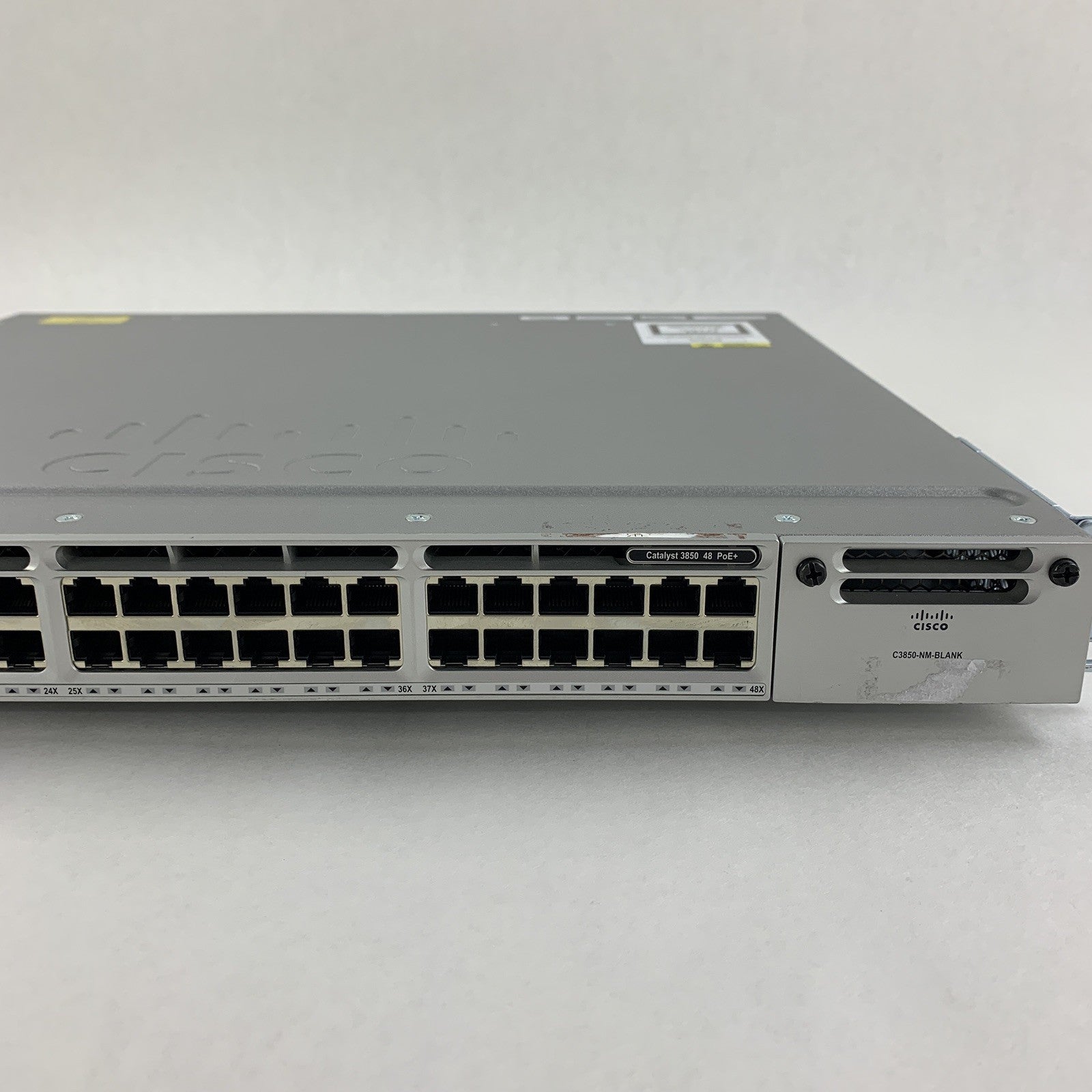 Cisco WS-C3850-48P-S 48 Port POE+  Tested Reset Gigabit Switch 1x Power Supply