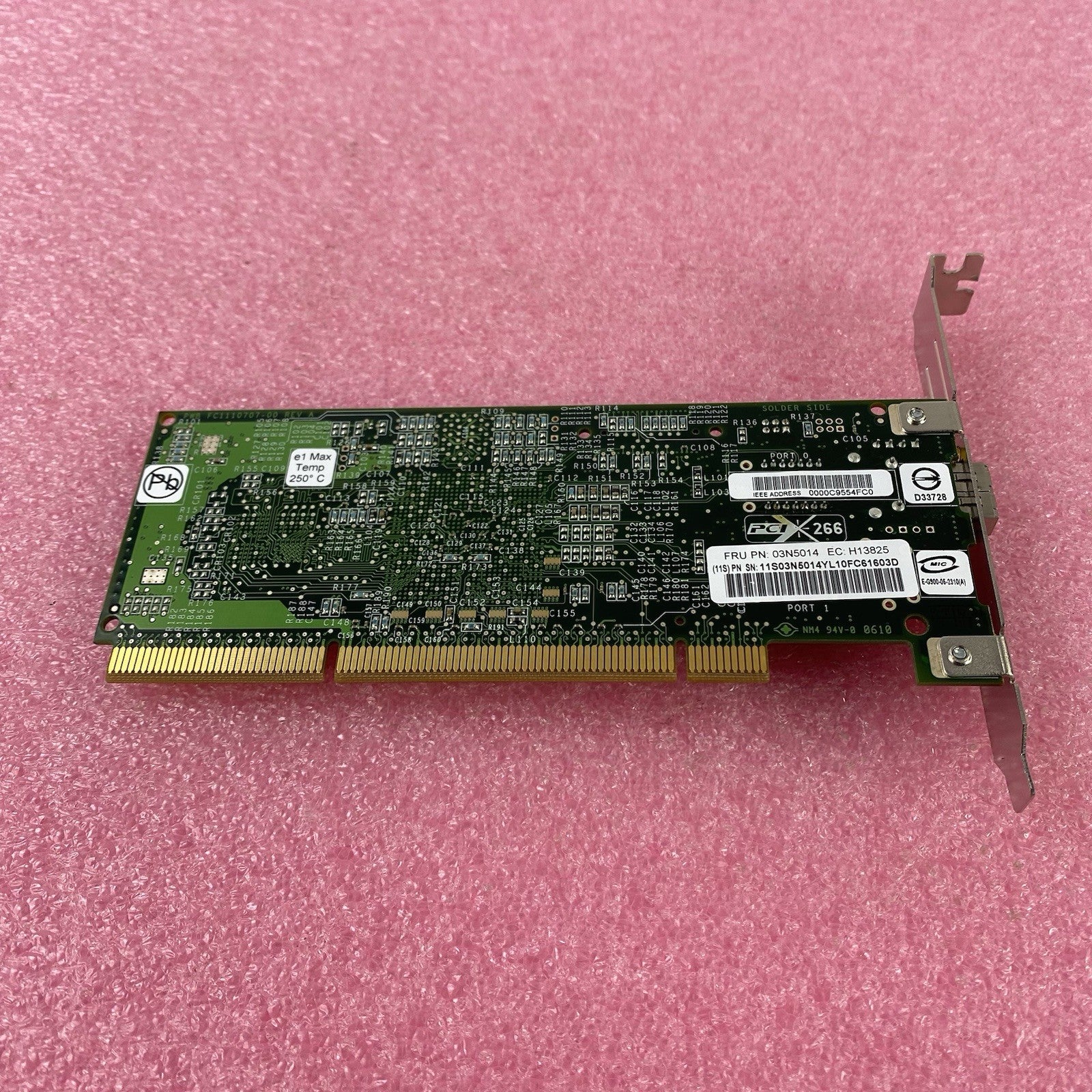 IBM 03N5014 PCI-x 2.0 Single-Port 4Gbps Fibre Channel Network Adapter (Lot of 2)10