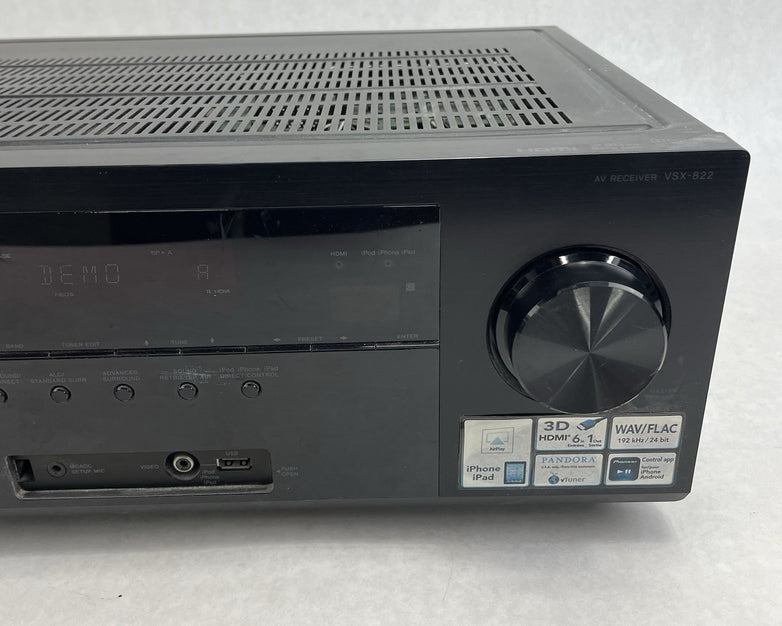 Pioneer VSX-822-K 5.1 Channel Network AV Receiver No Remote