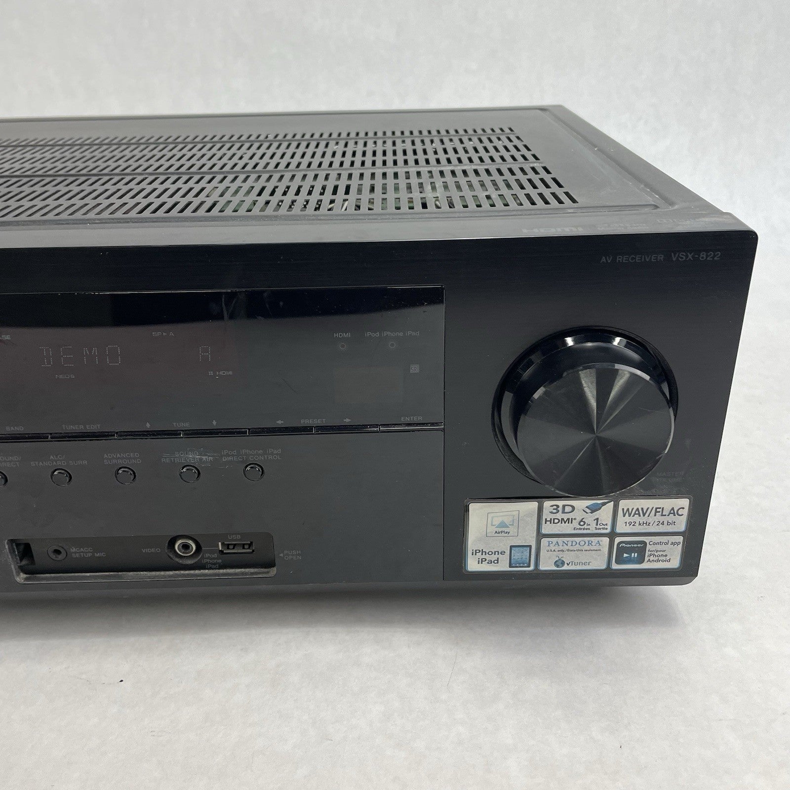 Pioneer VSX-822-K 5.1 Channel Network AV Receiver No Remote