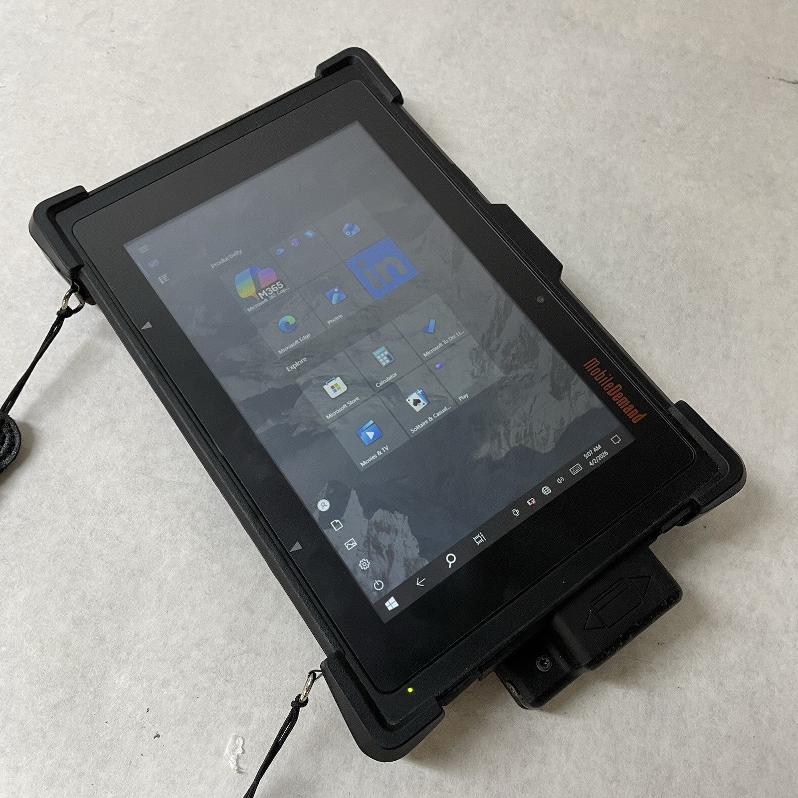 MobileDemand xTablet T8650 Atom x5-Z8550 1.44GHz 8GB RAM 128GB SSD No AC- Tested1