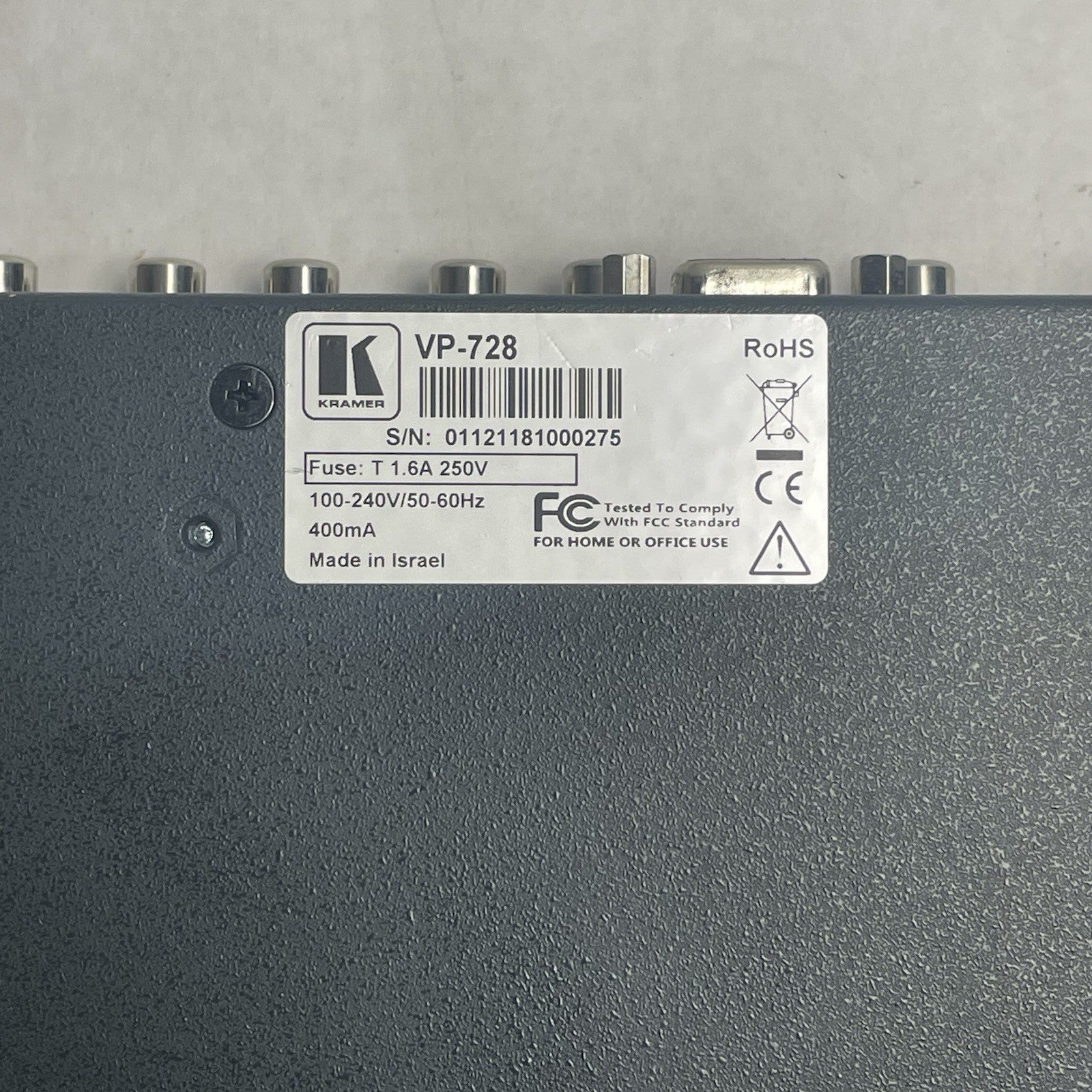 Kramer VP-728 9-Input HDMI HQV Digital Presentation Switcher/Scaler11