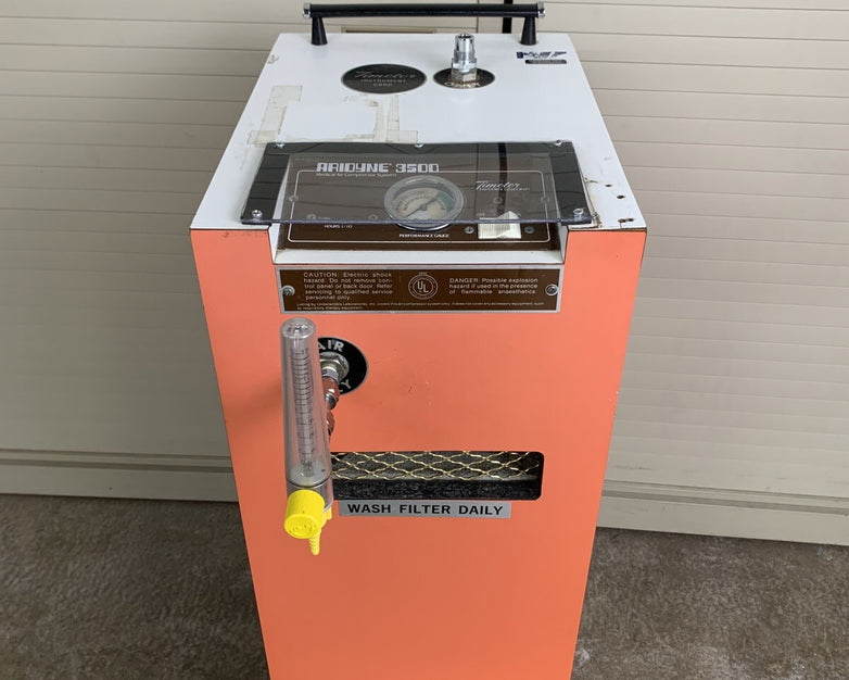 Airdyne 3500 Timeter Instrument Corporation Compressor Powers On Pumps
