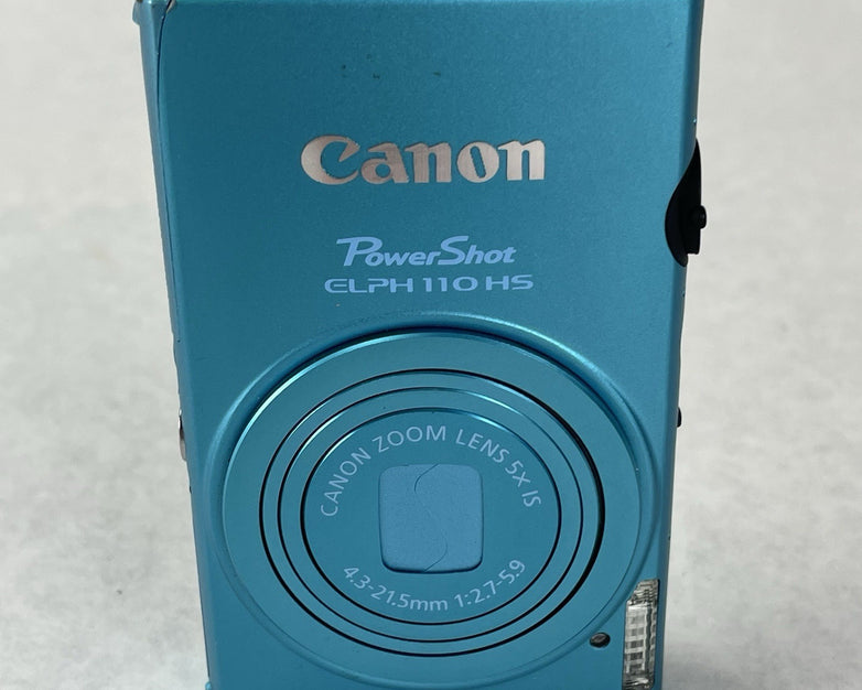 Canon PC1733 ELPH 110 HS 16.1MP Full HD Camera Blue No Memory Tested Reset