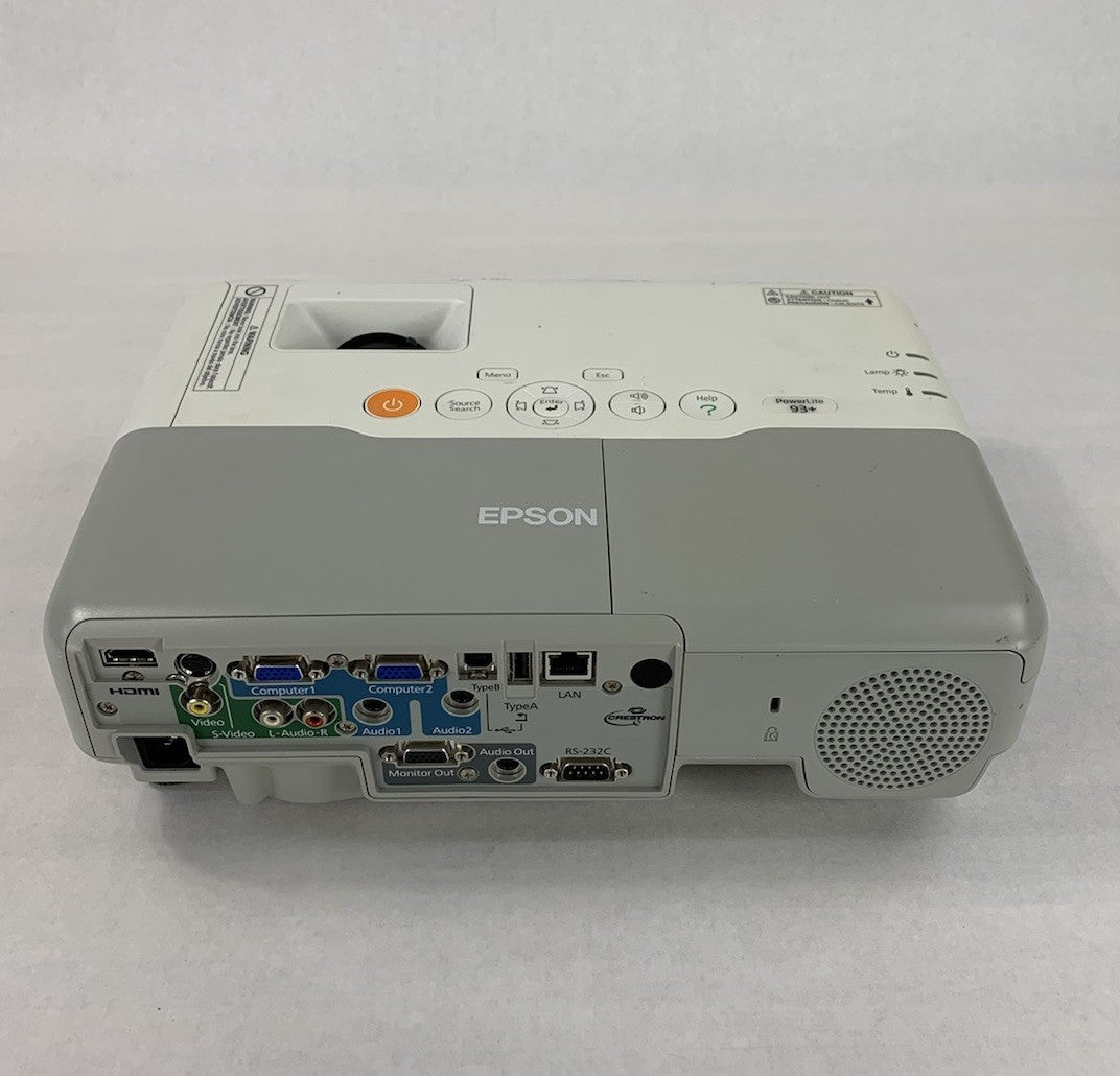Epson H382F LCD Projector - No Lamp and No Remote - Parts and Repair