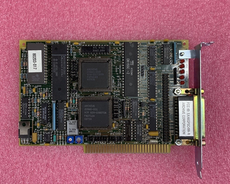 Archive Corporation EAX6GPSC499-R 8-Bit ISA Tape Controller