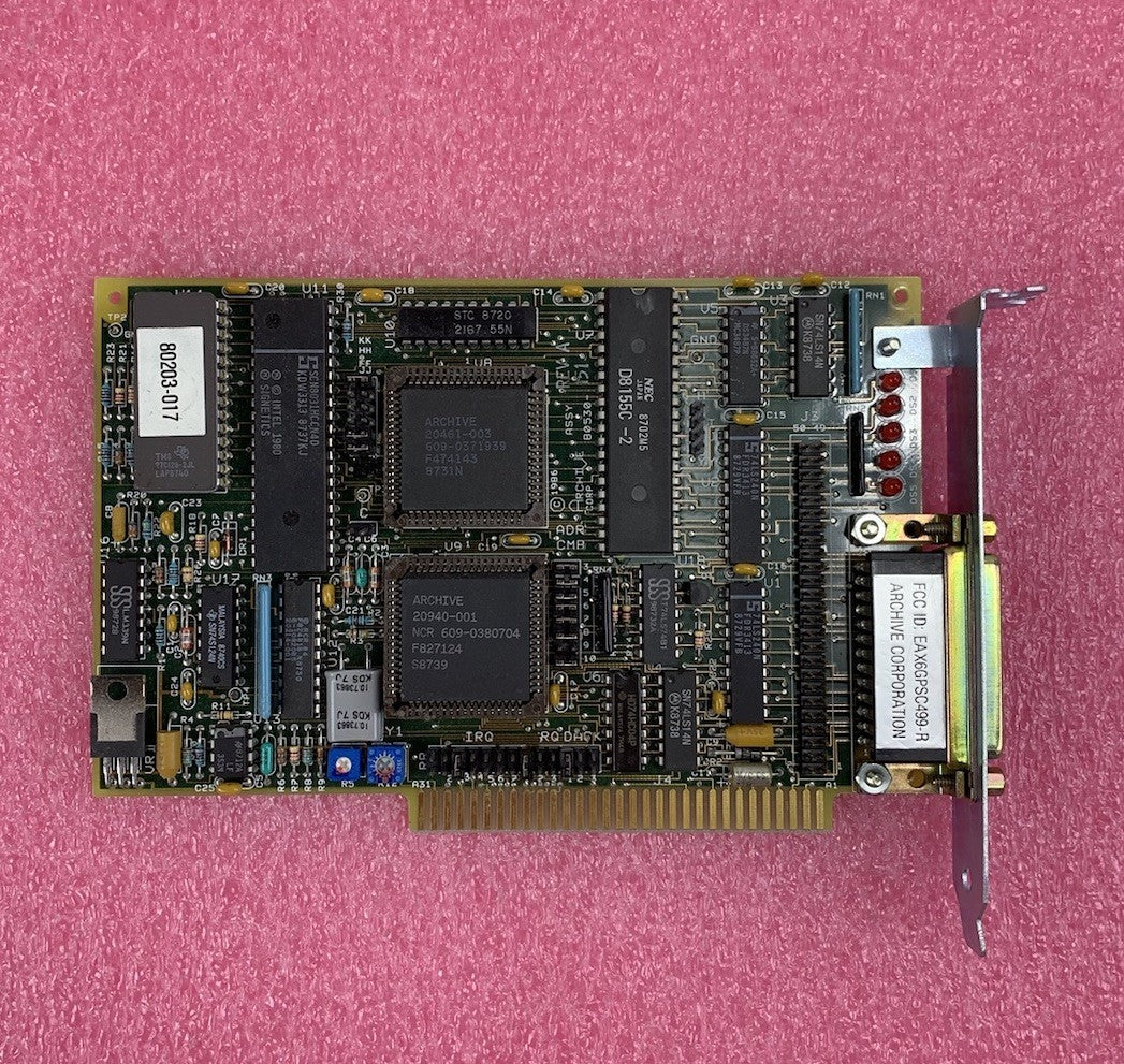 Archive Corporation EAX6GPSC499-R 8-Bit ISA Tape Controller
