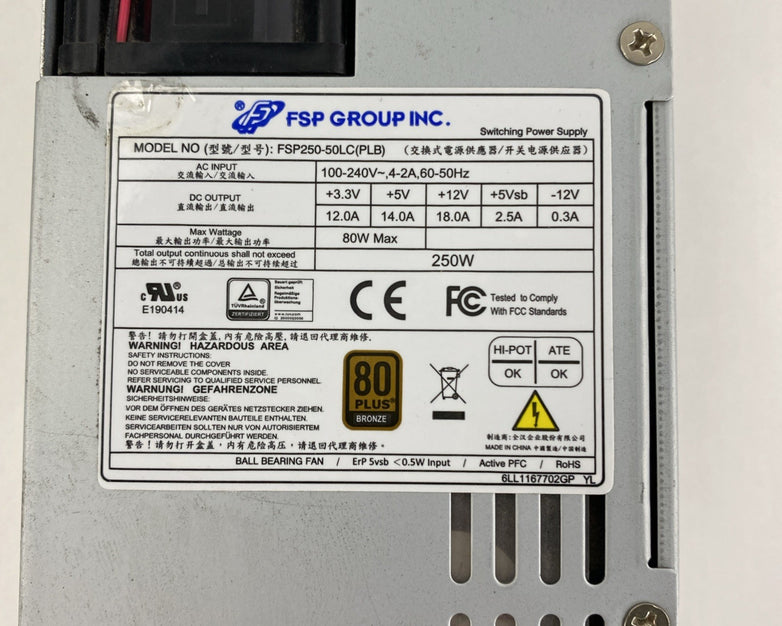 FSP Group FSP250-50LC(PLB) 250W Switching Power Supply