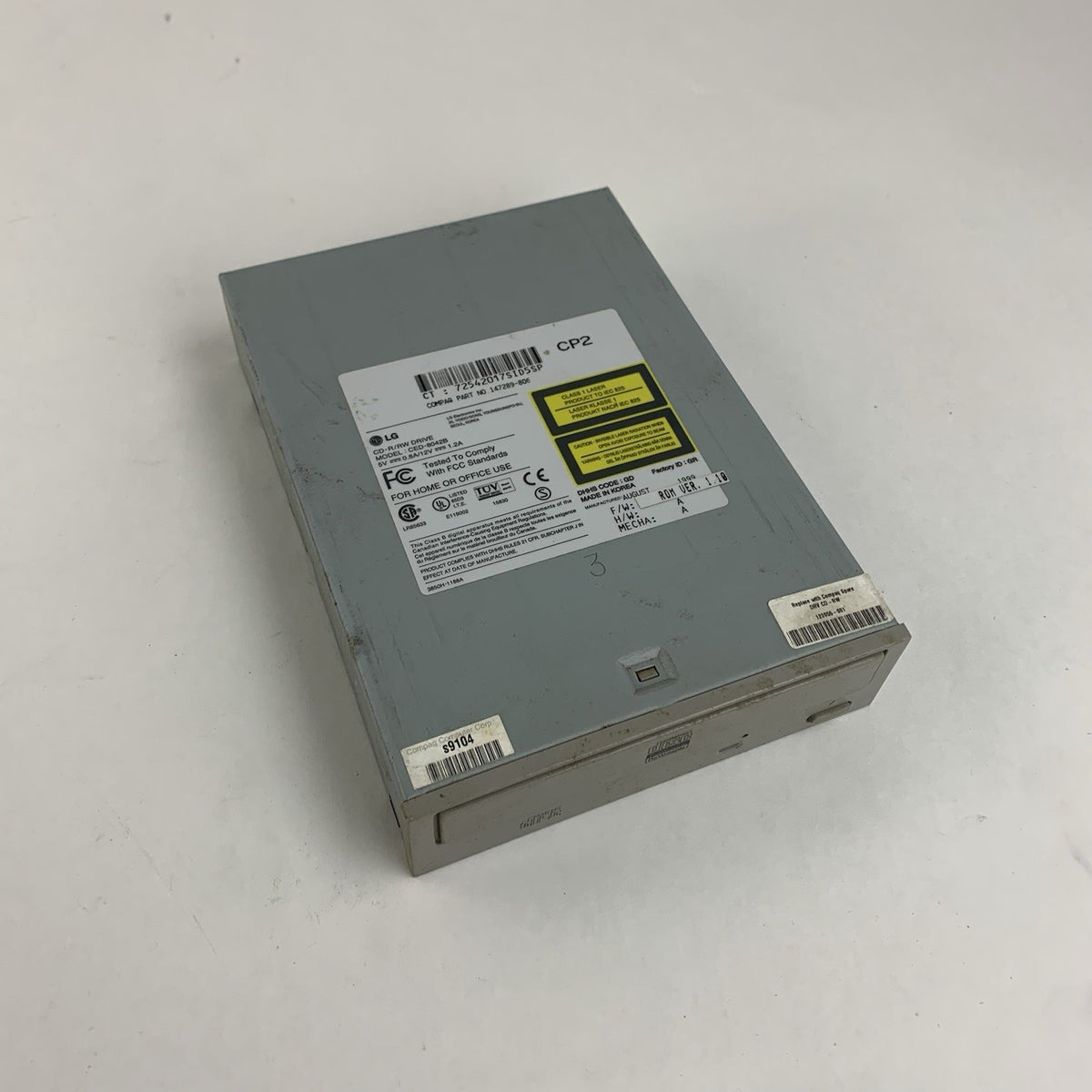 LG CED 8042B CD-R RW Drive - Untested for Parts or Repairs1