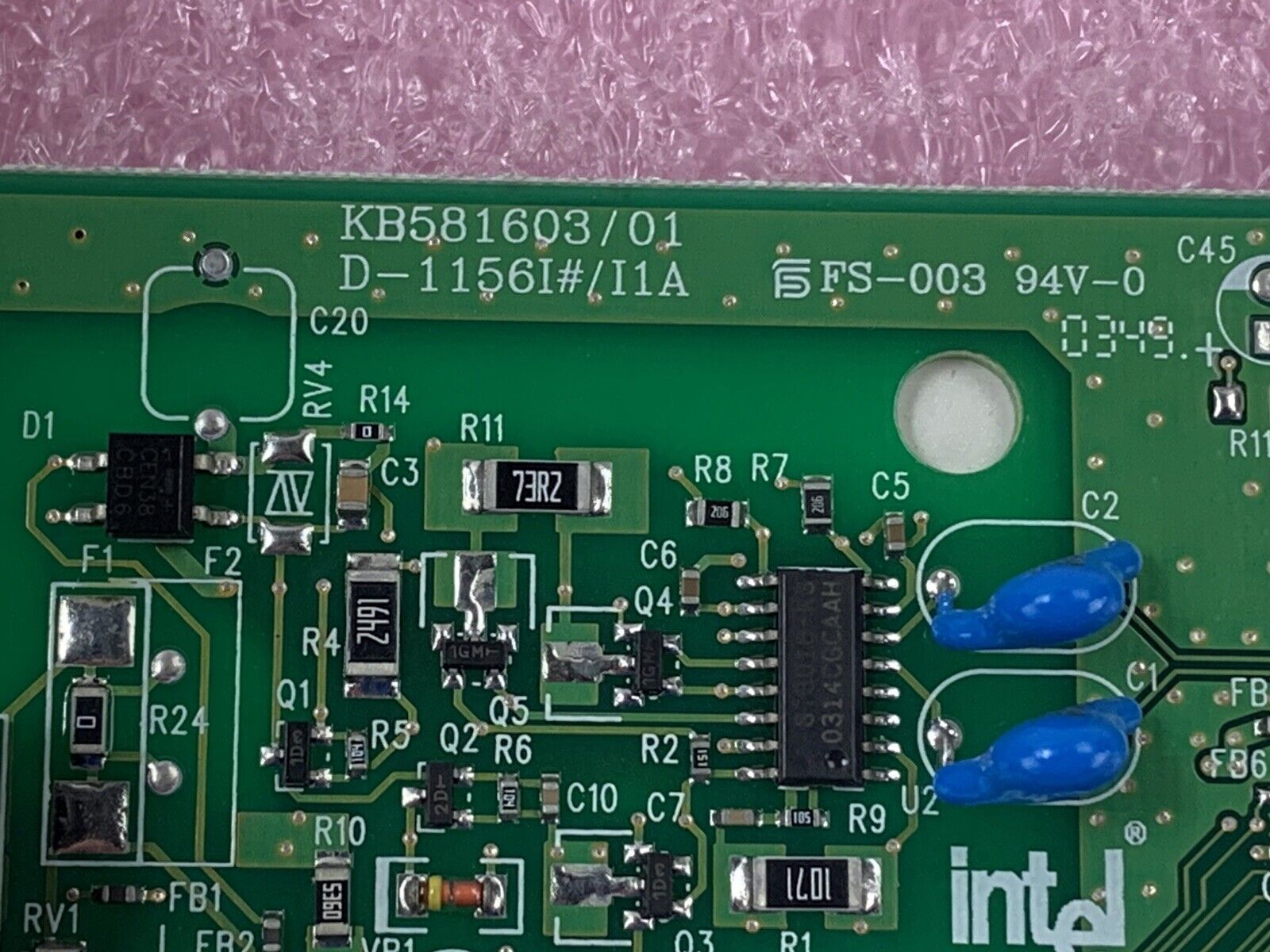 Intel 0X2749 Intel 537EPG 56K PCI Modem Card