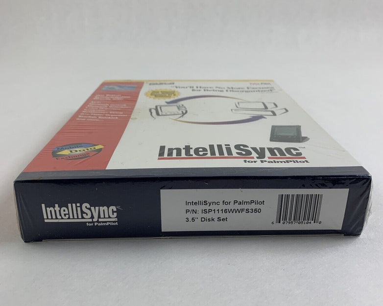 New PalmPilot IntelliSync Window 95 NT 3.1 Puma Mobil Data Exchange Tech 1997