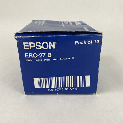 Epson ERC-27B Ribbon Cartridge Open Box Sealed Lot of 10