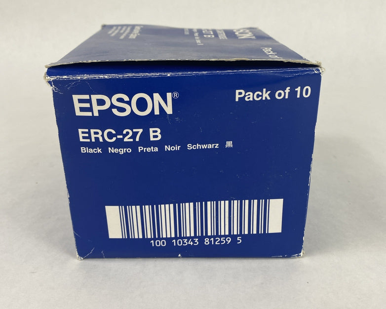 Epson ERC-27B Ribbon Cartridge Open Box Sealed Lot of 10