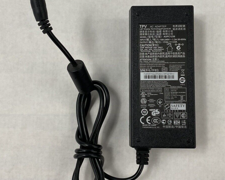 Lot of 2 TPV ADPC1236 12V 3.0A AC Adapter