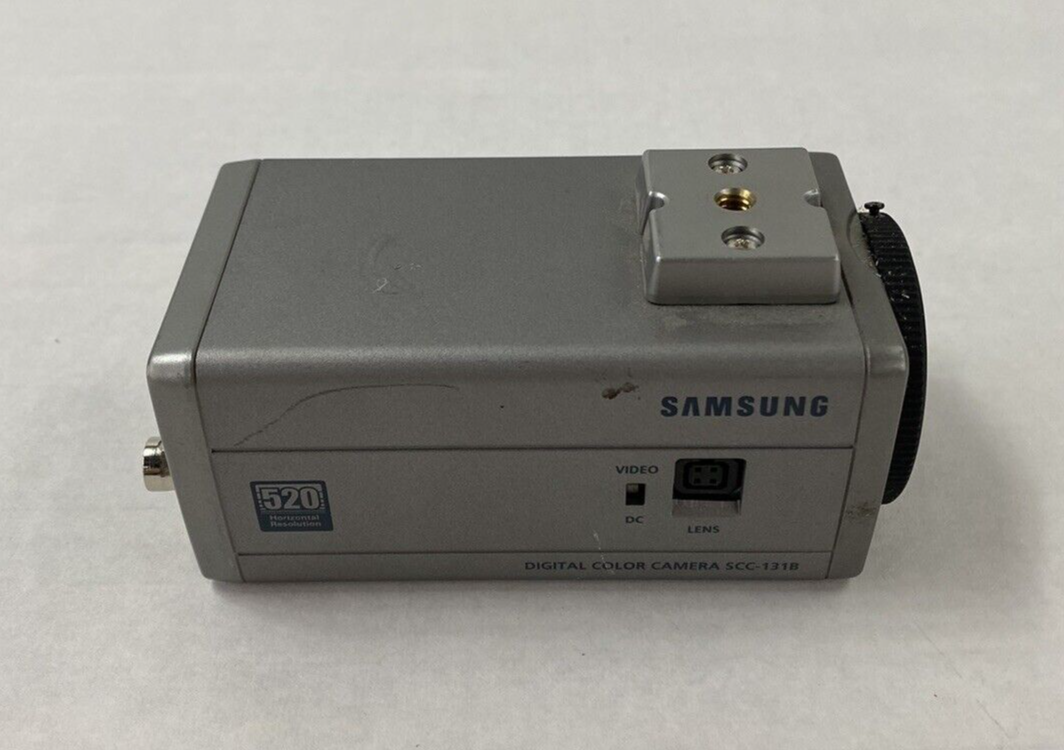 Lot of 2 Samsung SCC-131B Digital Color Camera No Lens Tested
