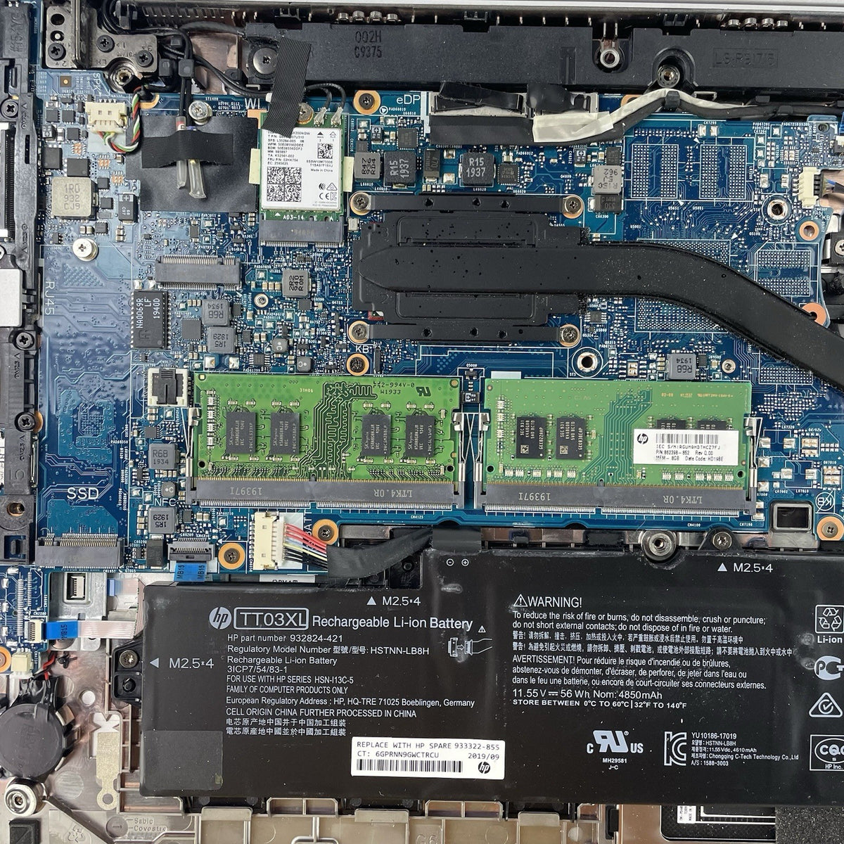 HP EliteBook 850 G6 15.6" i5-8365U 1.60 GHz 16 GB RAM No SSD/OS/AC - Hinge17