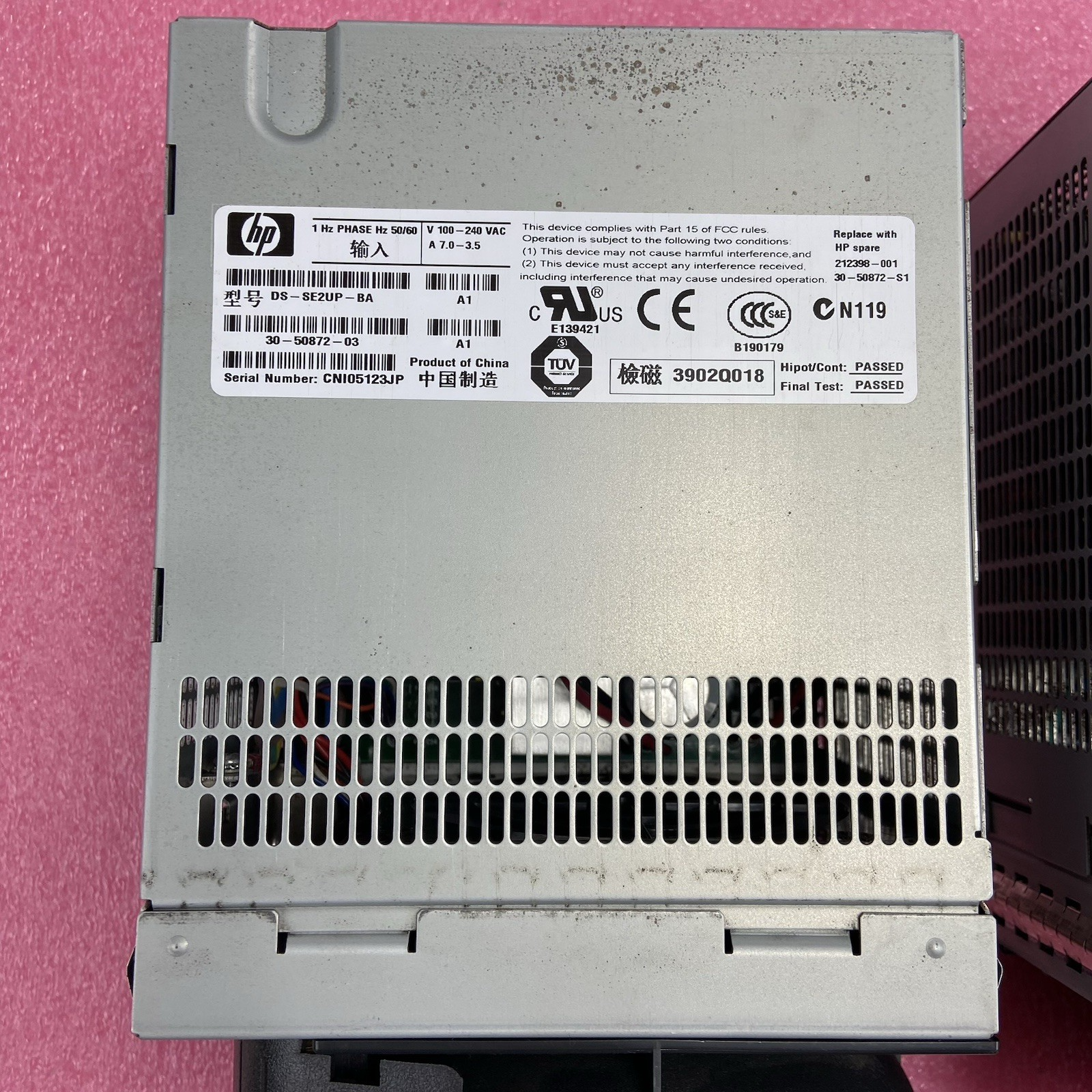 HP DS-SE2UP-BA | Compaq DS-SE2UP-AB 1 Phase Hot Swap Power Supply - Lot of 2