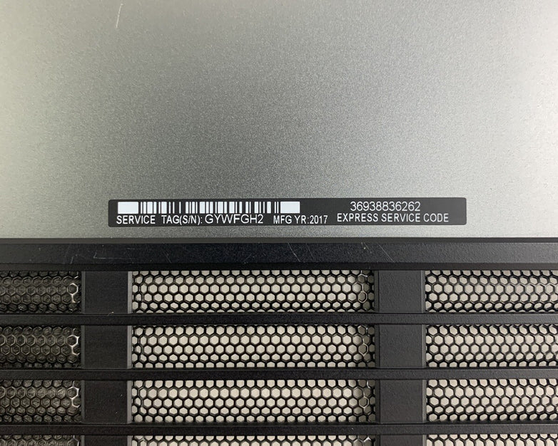 Alienware 17 R4 P31E001 2016 Keyboard Bottom Cover Only - No Screws