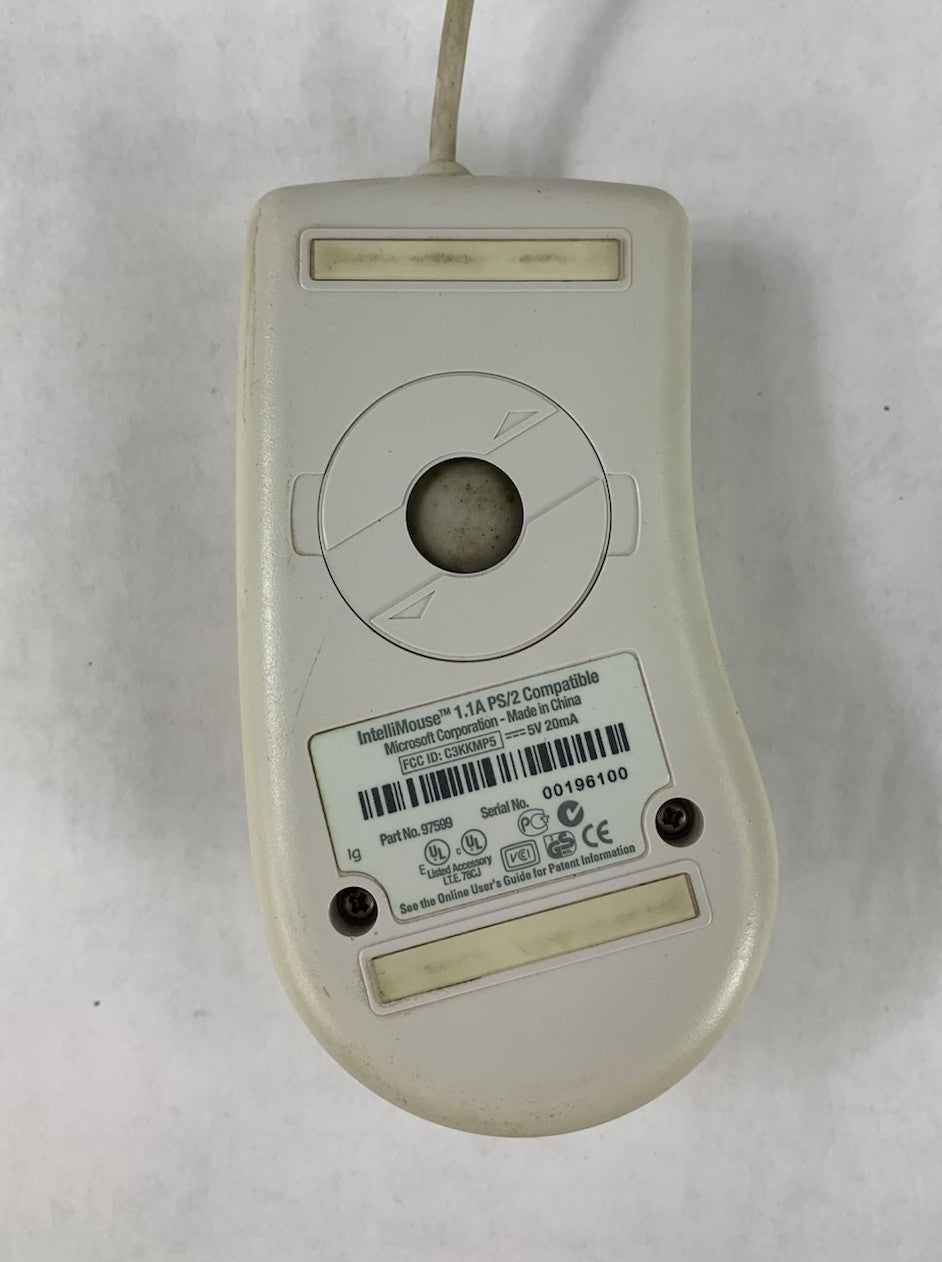 Microsoft Gateway IntelliMouse 97599 1.1A PS/2-Wired Ball Mouse (Lot of 2)6