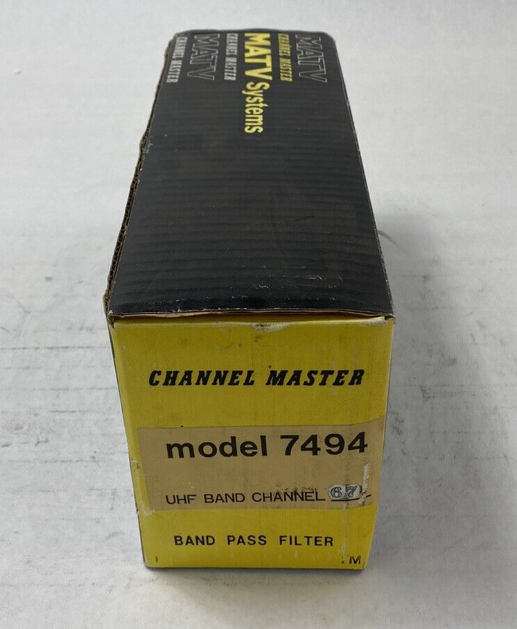 Channel Master MATV Systems Model 7494 Band Pass Filter UHF Band Channel 67