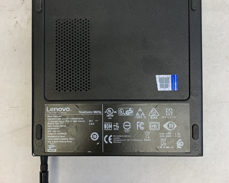 Lenovo Thinkcentre M625Q Micro AMD A9-9420e 1.8GHz 8GB RAM No HDD No OS