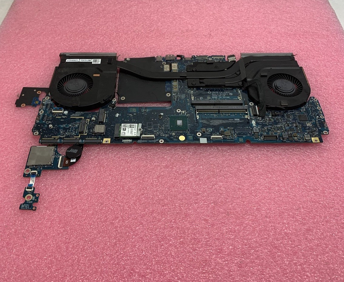 Dell Precision 7750 Motherboard Intel Core i7-10750H 2.6GHz 16GB RAM 2 Sticks1