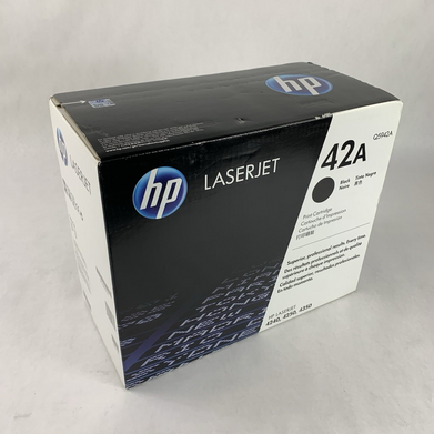 HP LaserJet 42A Q5942A Black Tone Print Cartridge Exp: Dec 2017