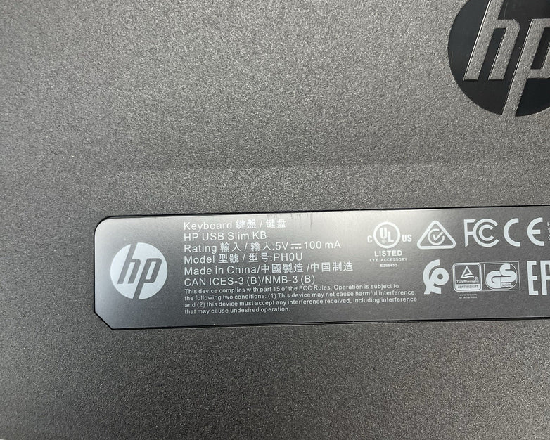 HP 803181-001 Slim USB Wired Enhanced Keyboard KBA211 Lot of 10