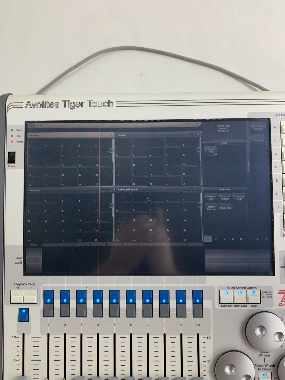 Avolites Tiger Touch Lighting Control Console Tested