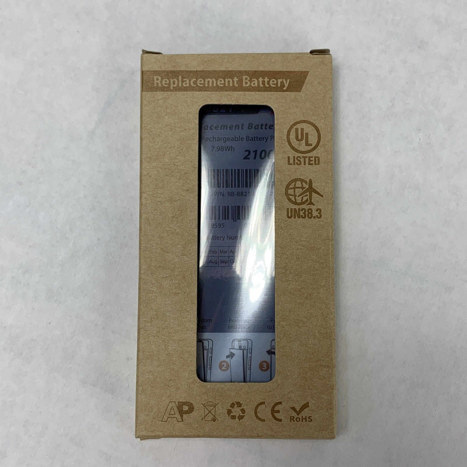 Artisan RB-8821-LReplacement Batt Cisco CP-BATT-8821 2100mAh 3.8V 7.98Wh New