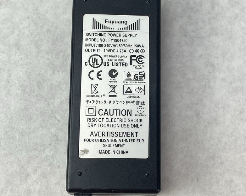 Fuyuang FY1904750 19V 4.75A Switching AC Adapter Power Supply Charger Lot of 3