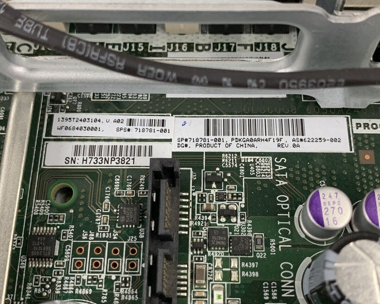 HP Proliant DL360p G8 Gen8 2x Quad Core E5-2609 2.4 GHz 16 GB RAM No HDD No OS